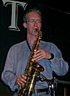Sax Player Marc McDonald at Club L'Inedit in Montpellier, France